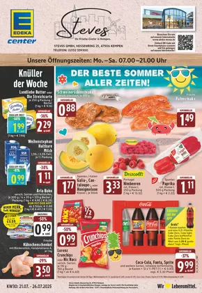 EDEKA Katalog in Moers | Angebote für Schnäppchenjäger | 2025-07-20T00:00:00.000Z - 2025-07-26T00:00:00.000Z