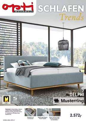 Opti Wohnwelt Katalog in Karlsruhe | Schlafen Trends | 2025-07-21T00:00:00.000Z - 2025-09-30T00:00:00.000Z