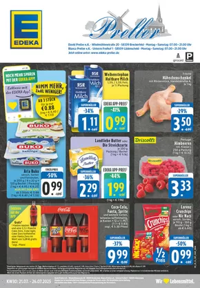EDEKA Katalog in Moers | Unsere besten Schnäppchen | 2025-07-20T00:00:00.000Z - 2025-07-26T00:00:00.000Z