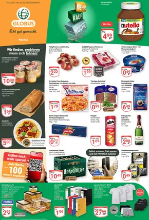 Globus Katalog in Leipzig | Unsere besten Deals für Sie | 2025-07-28T00:00:00.000Z - 2025-08-02T00:00:00.000Z
