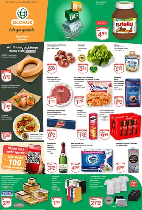 Globus Katalog in Mannheim | Aktuelle Sonderaktionen | 2025-07-28T00:00:00.000Z - 2025-08-02T00:00:00.000Z