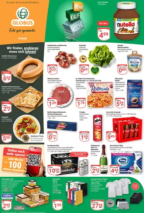 Globus Katalog in Metzingen | Rabatte und Aktionen | 2025-07-28T00:00:00.000Z - 2025-08-02T00:00:00.000Z