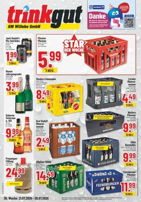 trinkgut Katalog | Aktuelle Schnäppchen und Angebote | 2025-07-21T00:00:00.000Z - 2025-07-26T00:00:00.000Z