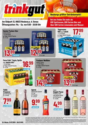 trinkgut Katalog | Attraktive Sonderangebote für alle | 2025-07-21T00:00:00.000Z - 2025-07-26T00:00:00.000Z