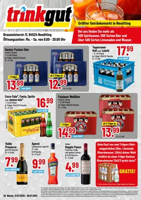 trinkgut Katalog | Große Auswahl an Angeboten | 2025-07-21T00:00:00.000Z - 2025-07-26T00:00:00.000Z