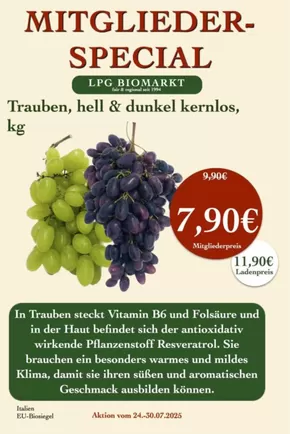 LPG Biomarkt Katalog in Augsburg | Mitgliederspecial | 2025-07-24T00:00:00.000Z - 2025-07-30T00:00:00.000Z