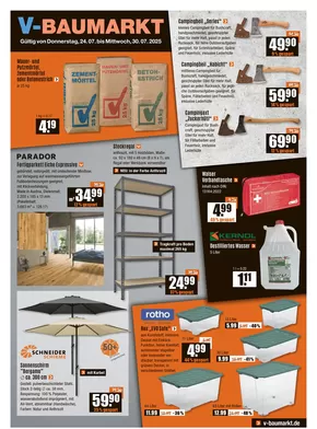 V Baumarkt Katalog in Unterföhring | Tolle Rabatte auf ausgewählte Produkte | 2025-07-24T00:00:00.000Z - 2025-07-30T00:00:00.000Z