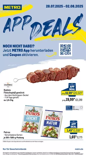 Metro Katalog in Hannover | Exklusive Deals und Schnäppchen | 2025-07-28T00:00:00.000Z - 2025-08-02T00:00:00.000Z