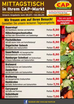 CAP Markt Katalog in Hamburg | Top-Deals für alle Kunden | 2025-07-28T00:00:00.000Z - 2025-08-02T00:00:00.000Z