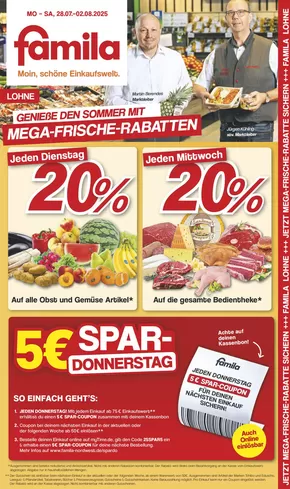 famila Nordwest Katalog in Kaiserslautern | Attraktive Angebote entdecken | 2025-07-27T00:00:00.000Z - 2025-08-02T00:00:00.000Z