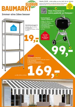 Globus Baumarkt Katalog in Chemnitz | Globus Baumarkt prospekt | 2025-07-27T00:00:00.000Z - 2025-08-02T00:00:00.000Z