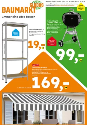 Globus Baumarkt Katalog in Bochum | Unsere besten Schnäppchen | 2025-07-27T00:00:00.000Z - 2025-08-02T00:00:00.000Z