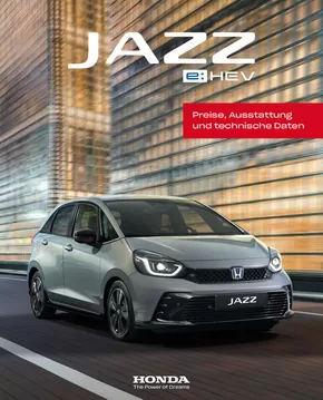 Honda Katalog in Hettstedt | Honda JAZZ PREISE, AUSSTATTUNG, TECHNISCHE DATEN | 2025-07-28T00:00:00.000Z - 2026-07-28T00:00:00.000Z