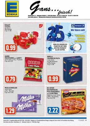 EDEKA Katalog in Bergisch Gladbach | Top-Angebote für alle Schnäppchenjäger | 2025-07-27T00:00:00.000Z - 2025-08-02T00:00:00.000Z