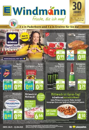 EDEKA Katalog in Verl | Top-Deals und Rabatte | 2025-07-27T00:00:00.000Z - 2025-08-02T00:00:00.000Z