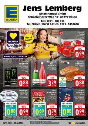 EDEKA Katalog in Rheine | Exklusive Deals und Schnäppchen | 2025-07-27T00:00:00.000Z - 2025-08-02T00:00:00.000Z