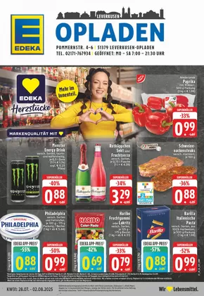 EDEKA Katalog in Dormagen | Top-Angebote für alle Schnäppchenjäger | 2025-07-27T00:00:00.000Z - 2025-08-02T00:00:00.000Z