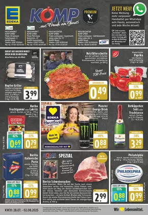 EDEKA Katalog in Dorsten | Attraktive Sonderangebote für alle | 2025-07-27T00:00:00.000Z - 2025-08-02T00:00:00.000Z