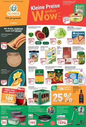 Globus Katalog in Ebermannstadt | Tolles Angebot für alle Kunden | 2025-08-04T00:00:00.000Z - 2025-08-09T00:00:00.000Z