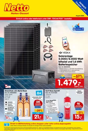 Netto Marken-Discount Katalog in Bad Endorf | Online-Angebote August | 2025-08-01T00:00:00.000Z - 2025-08-31T00:00:00.000Z