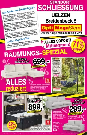 Opti Wohnwelt Katalog in Mannheim | Top-Deals für alle Kunden | 2025-08-01T00:00:00.000Z - 2025-08-30T00:00:00.000Z