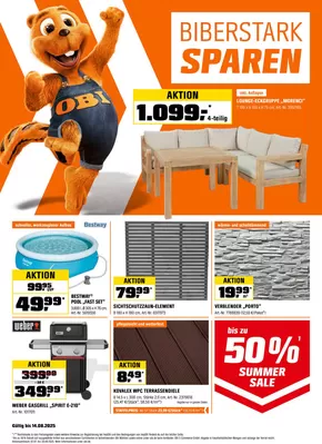 OBI Katalog in Wittlich | BIBERSTARK SPAREN | 2025-07-31T00:00:00.000Z - 2025-08-14T00:00:00.000Z