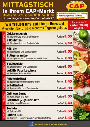 CAP Markt Katalog in Berlin | Tolles Angebot für Schnäppchenjäger | 2025-08-04T00:00:00.000Z - 2025-08-09T00:00:00.000Z
