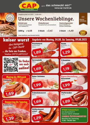 CAP Markt Katalog in Berlin | Top-Angebote für alle Schnäppchenjäger | 2025-08-04T00:00:00.000Z - 2025-08-09T00:00:00.000Z