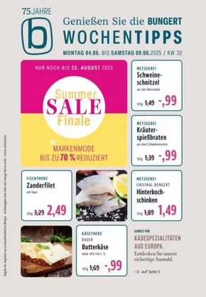 BUNGERT Katalog in Böblingen | Blaetterkatalog | 2025-08-04T00:00:00.000Z - 2025-08-23T00:00:00.000Z