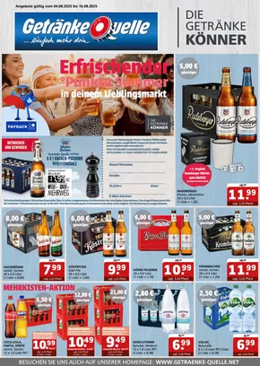 Getränke Quelle Katalog in Augsburg | Getränke Quelle Angebote | 2025-08-03T00:00:00.000Z - 2025-08-16T00:00:00.000Z