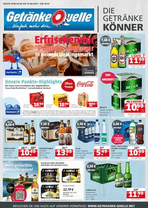 Getränke Quelle Katalog in Augsburg | Tolles Angebot für Schnäppchenjäger | 2025-08-03T00:00:00.000Z - 2025-08-16T00:00:00.000Z