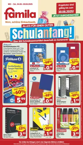 famila Nordwest Katalog in Krefeld | Sonderangebote | 2025-08-03T00:00:00.000Z - 2025-08-30T00:00:00.000Z