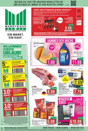 Marktkauf Katalog in Böblingen | Neue Angebote zum Entdecken | 2025-08-04T00:00:00.000Z - 2025-08-09T00:00:00.000Z