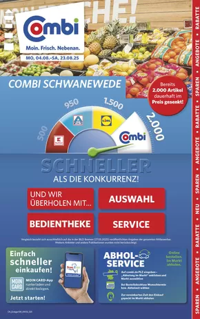 Combi Markt Katalog in Bremen | Rabatte und Aktionen | 2025-08-03T00:00:00.000Z - 2025-08-23T00:00:00.000Z