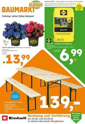Globus Baumarkt Katalog in Kürten | Exklusive Schnäppchen | 2025-08-03T00:00:00.000Z - 2025-08-09T00:00:00.000Z