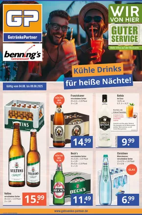 GetränkePartner Katalog in Delmenhorst | GetränkePartner flugblatt | 2025-08-04T00:00:00.000Z - 2025-09-08T00:00:00.000Z