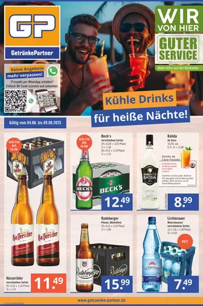 GetränkePartner Katalog in Delmenhorst | Top-Deals und Rabatte | 2025-04-08T00:00:00.000Z - 2025-09-08T00:00:00.000Z