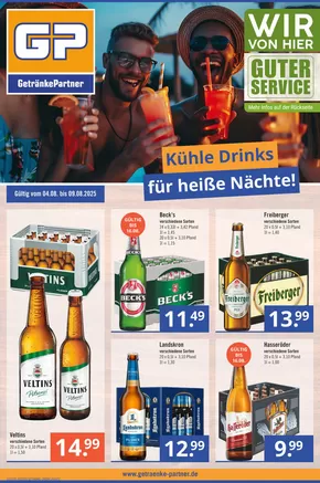 GetränkePartner Katalog in Delmenhorst | Jetzt sparen mit unseren Deals | 2025-08-04T00:00:00.000Z - 2025-09-08T00:00:00.000Z