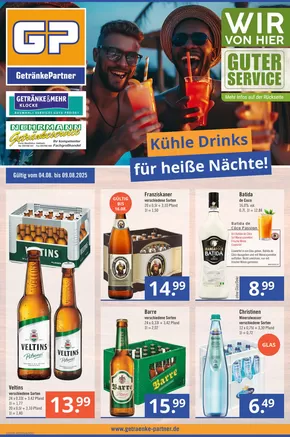 GetränkePartner Katalog in Delmenhorst | Tolles Angebot für Schnäppchenjäger | 2025-04-08T00:00:00.000Z - 2025-09-08T00:00:00.000Z