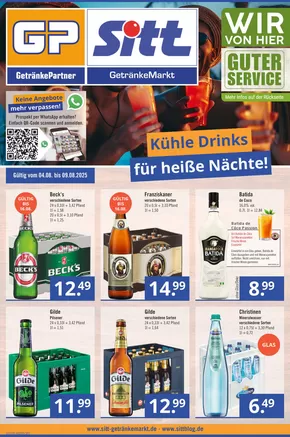 GetränkePartner Katalog in Delmenhorst | Tolle Rabatte auf ausgewählte Produkte | 2025-04-08T00:00:00.000Z - 2025-09-08T00:00:00.000Z