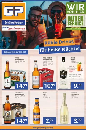 GetränkePartner Katalog in Delmenhorst | Exklusive Deals für unsere Kunden | 2025-08-04T00:00:00.000Z - 2025-08-16T00:00:00.000Z