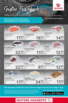 Selgros Katalog in Frankfurt am Main | Frischfisch | 2025-08-04T00:00:00.000Z - 2025-08-09T00:00:00.000Z