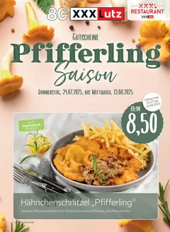 XXXLutz Katalog | Hähnchenschnitzel PfifferlingG | 2025-08-05T00:00:00.000Z - 2026-01-31T00:00:00.000Z