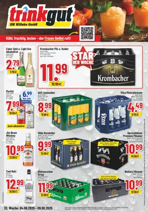 trinkgut Katalog in Gütersloh | Tolles Angebot für alle Kunden | 2025-08-04T00:00:00.000Z - 2025-09-08T00:00:00.000Z