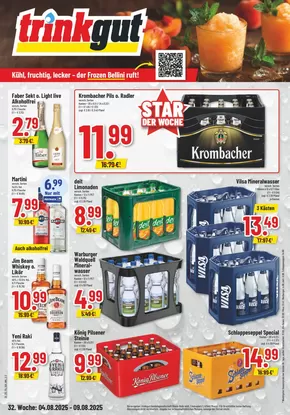 trinkgut Katalog in Gütersloh | Große Auswahl an Angeboten | 2025-08-04T00:00:00.000Z - 2025-09-08T00:00:00.000Z