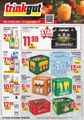 trinkgut Katalog in Gütersloh | Attraktive Angebote entdecken | 2025-08-04T00:00:00.000Z - 2025-09-08T00:00:00.000Z