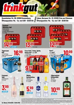 trinkgut Katalog in Gütersloh | Neue Angebote zum Entdecken | 2025-08-04T00:00:00.000Z - 2025-09-08T00:00:00.000Z