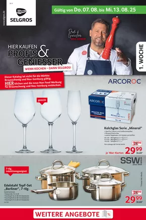 Selgros Katalog in Siegen | Non Food | 2025-08-07T00:00:00.000Z - 2025-08-13T00:00:00.000Z