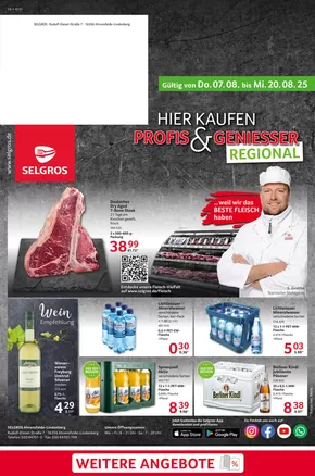 Selgros Katalog | Ahrensfelde Lindenberg | 2025-08-07T00:00:00.000Z - 2025-08-20T00:00:00.000Z