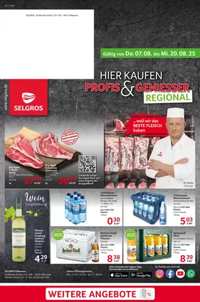 Selgros Katalog in Mainz | Falkensee | 2025-08-07T00:00:00.000Z - 2025-08-20T00:00:00.000Z